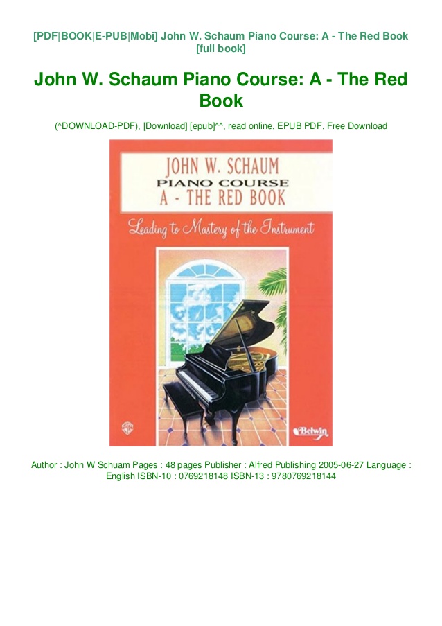 Piano Textbook Pdf