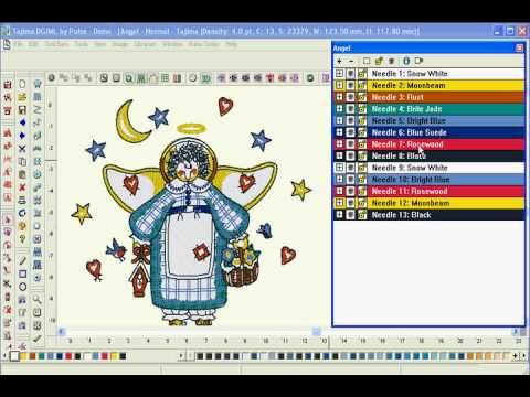 Digitizing Embroidery Software