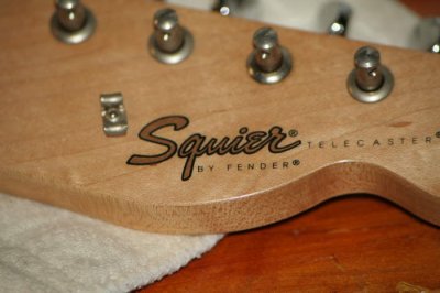 Remove decals from guitar